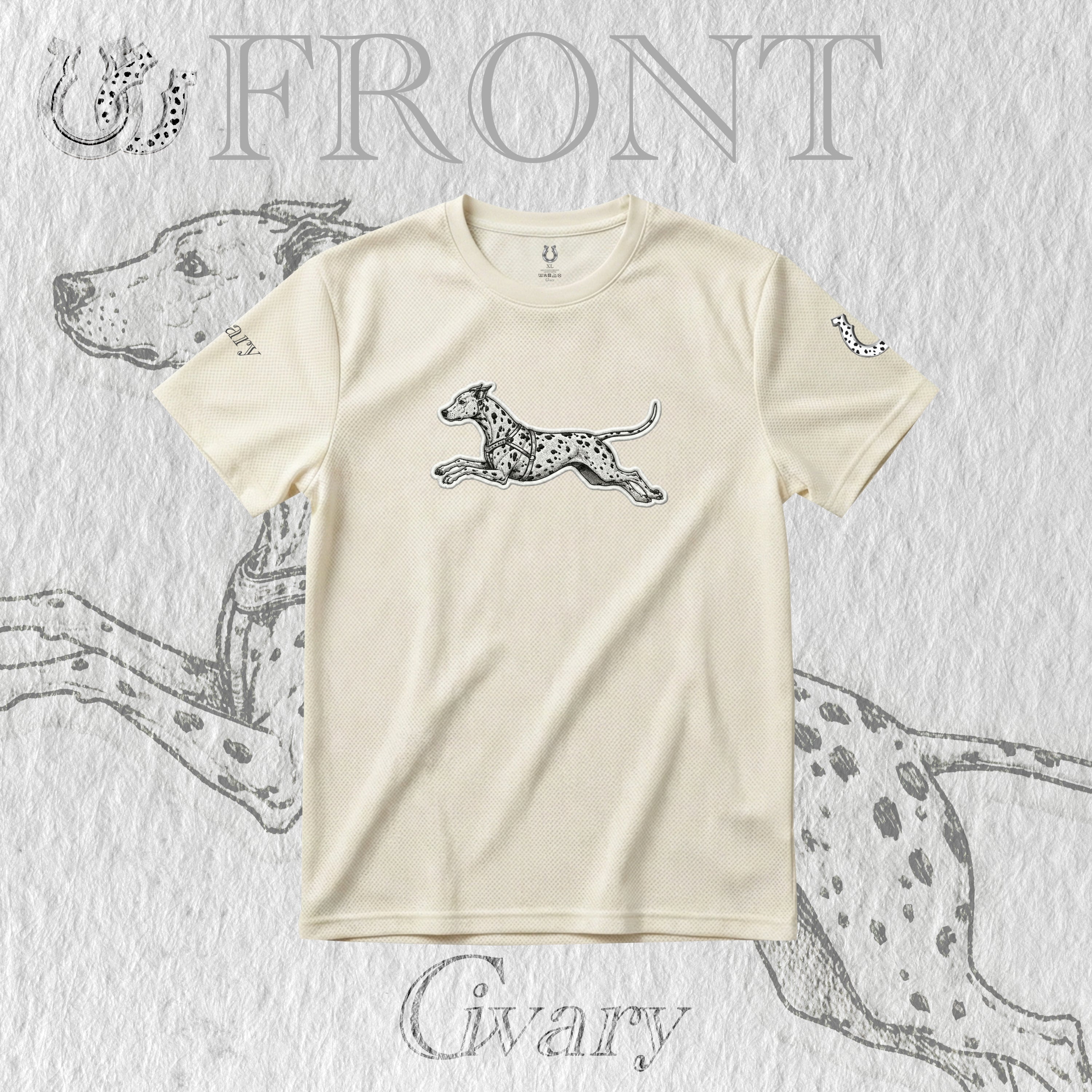 The Charging Dalmatian Knight Performance Tee